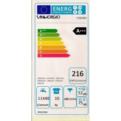 SanGiorgio F1014DI Πλυντήριο Ρούχων 10kg 1400 Στροφών SanGiorgio F1014DI Πλυντήριο Ρούχων 10kg 1400 Στροφών